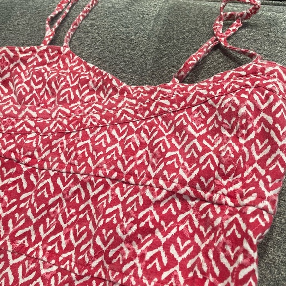 Free People Pink Sleeveless Spaghetti Strap Mini Dress Size S - Picture 3 of 5